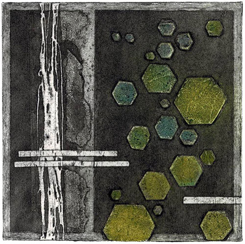 Collagraph Base Collagraphs – Tactual Textiles by Claire